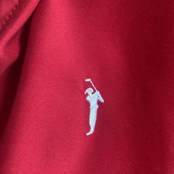 Mens Austin Golf L Red Golf Vest Pockets V Neck Stain Resistant Activewear - Picture 4 of 10